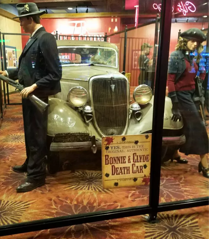 Bonnie and Clyde Death Car Primm