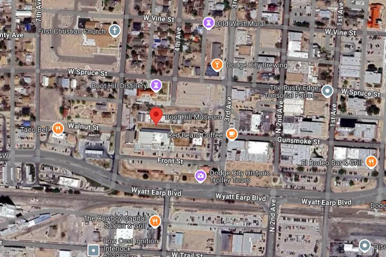 Boot Hill Museum Maps