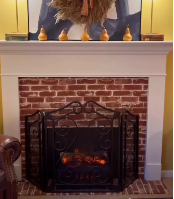 Decorative Only Fireplace