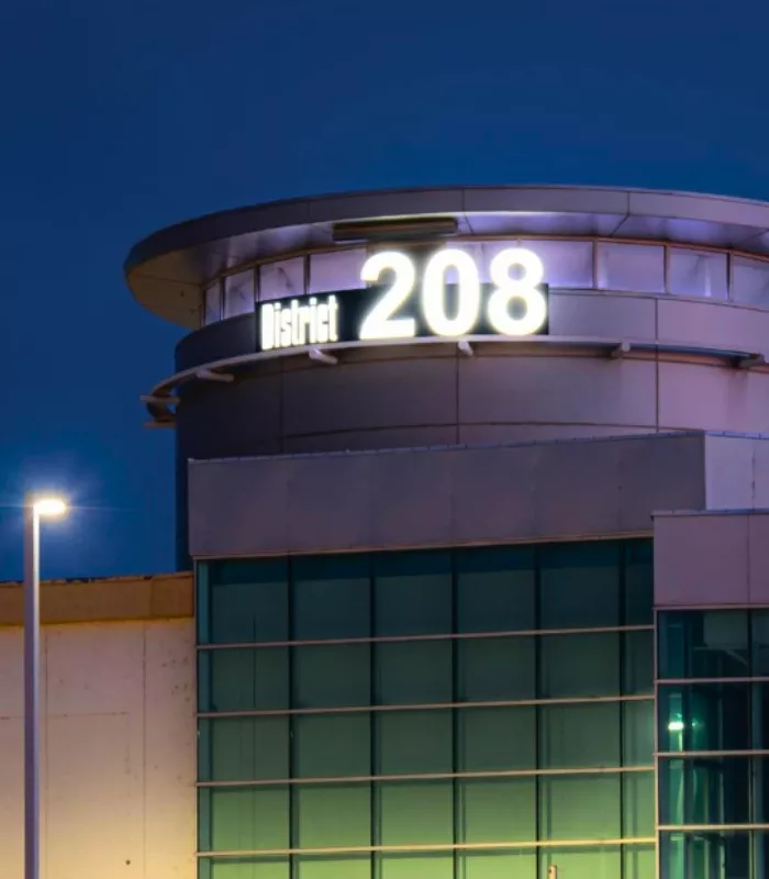 District 208 Construction Zone