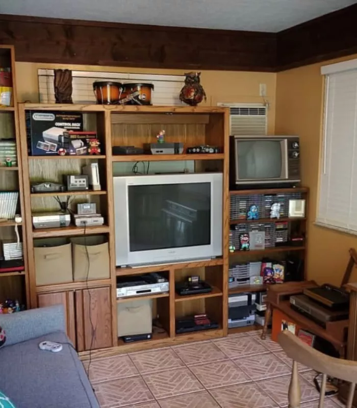 Entertainment Centers Built for Tube TVs