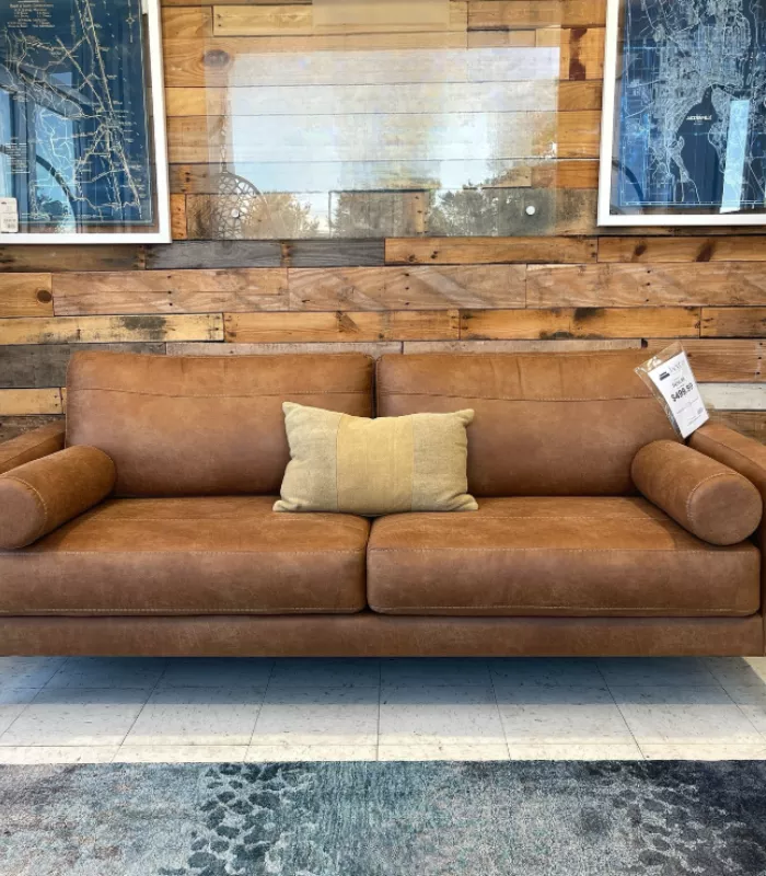 Faux Leather Sofas and Chairs