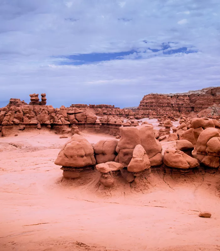Goblin Valley During Sandstorms Utah