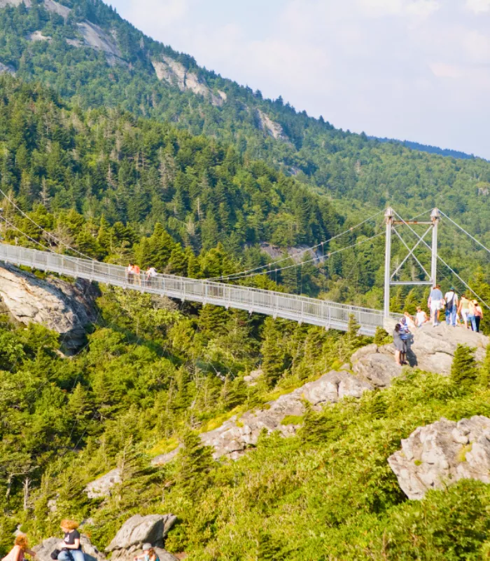 Grandfather Mountain Mile High Swinging Bridge