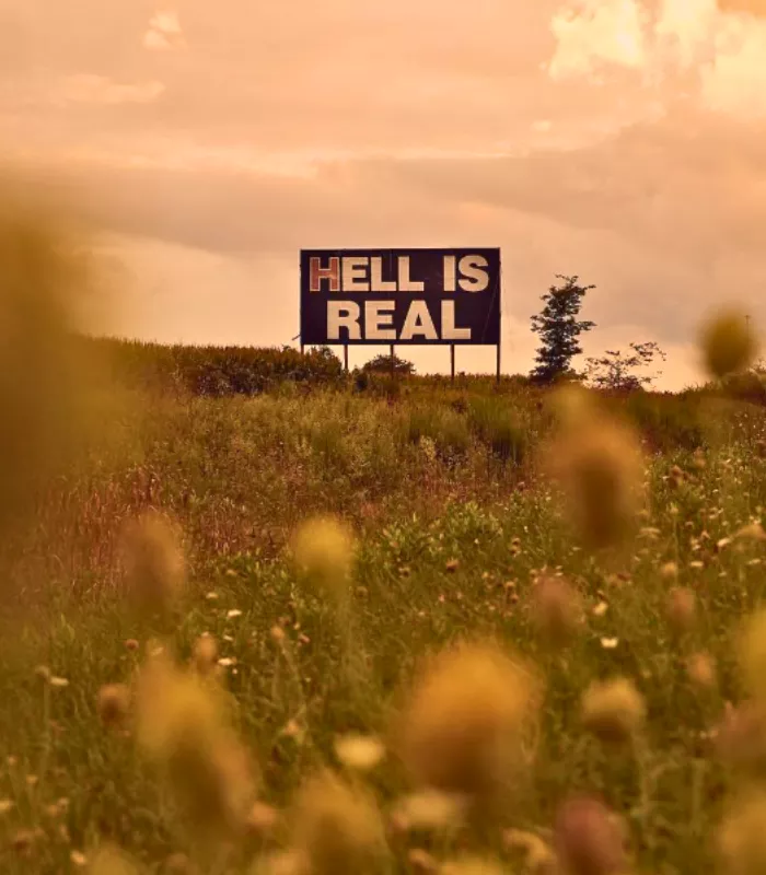 Hell Is Real Sign