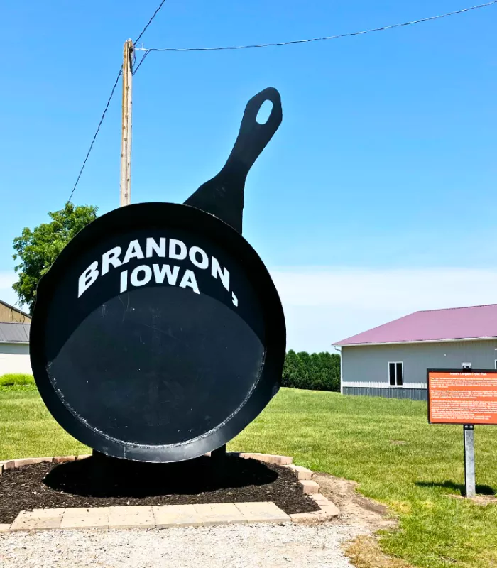 Iowas Largest Frying Pan Brandon