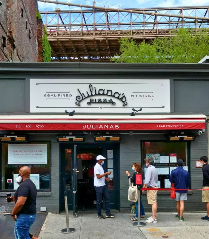 Julianas Pizza Lines New York
