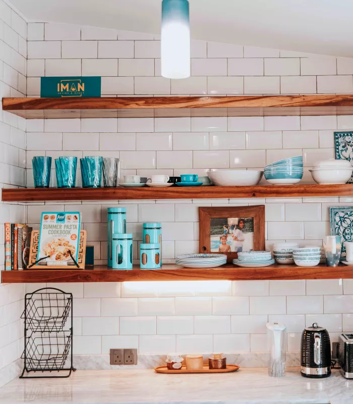 Open Shelving in the Kitchen