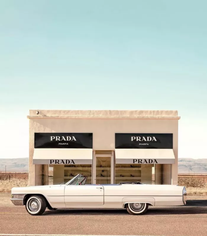 Prada Marfa Valentine