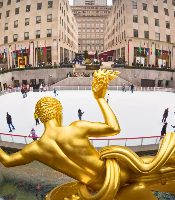 Rockefeller Center Ice Skating Rink New York