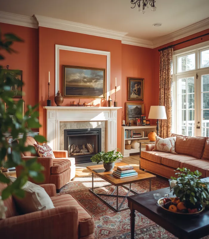 Semi Gloss Finish on Living Room Walls