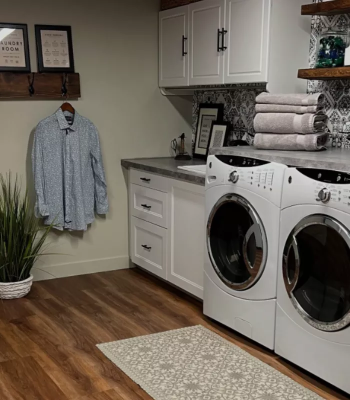 Separate Laundry Room in the Basement
