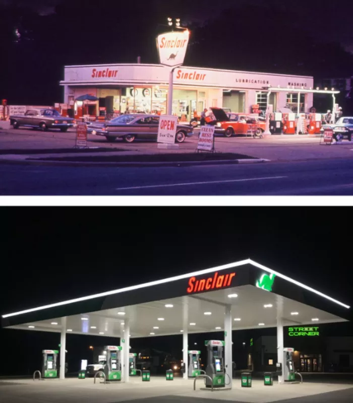 Sinclair or Gulf Full Service Gas Station