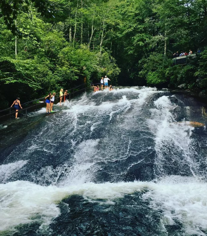 Sliding Rock Rock Carolina