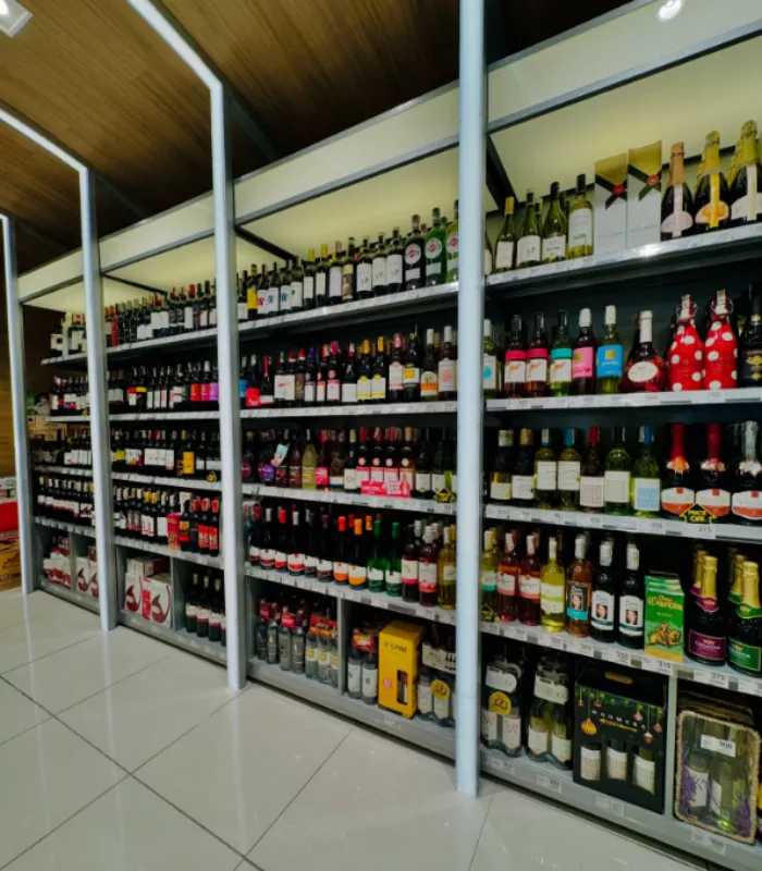The Alcohol and Wine Section