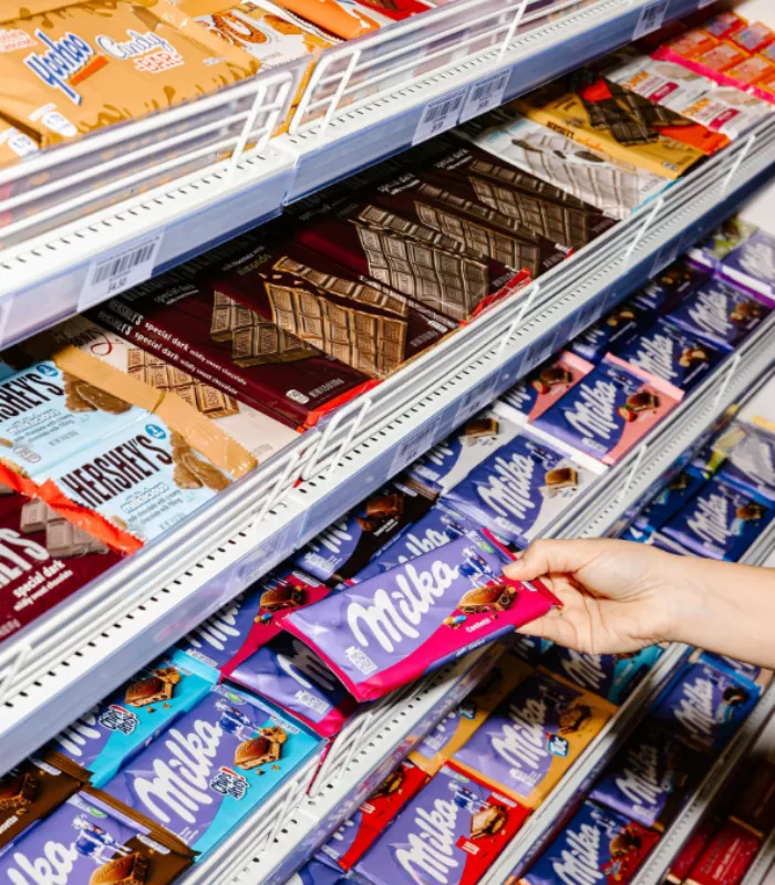 The Candy and Chocolate Aisle