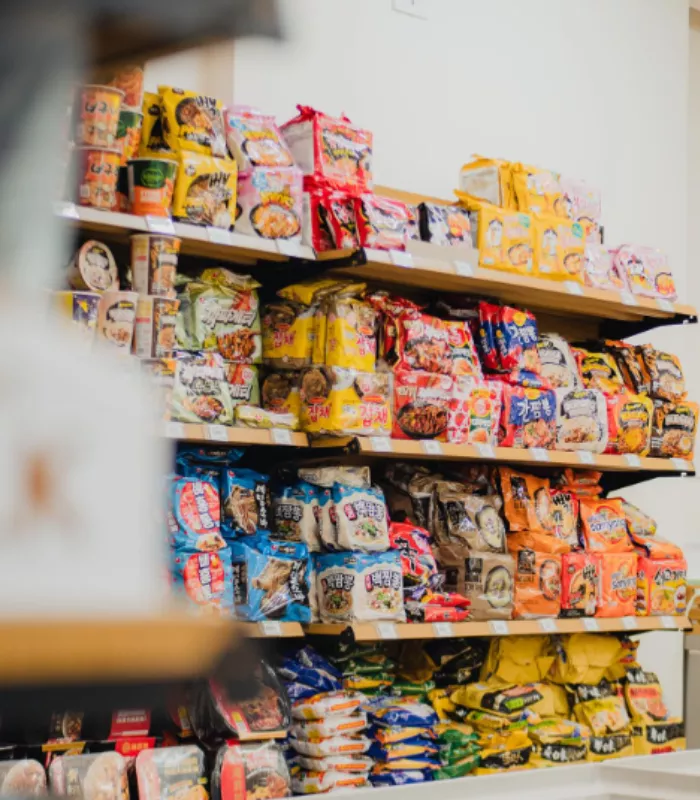 The Instant Noodle and Soup Section
