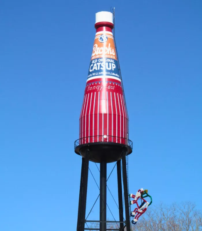 The Worlds Largest Catsup Bottle Collinsville