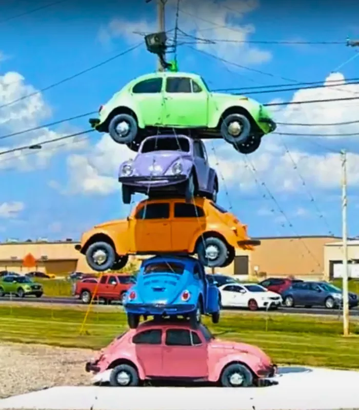 VW Bug Tower Cincinnati Area