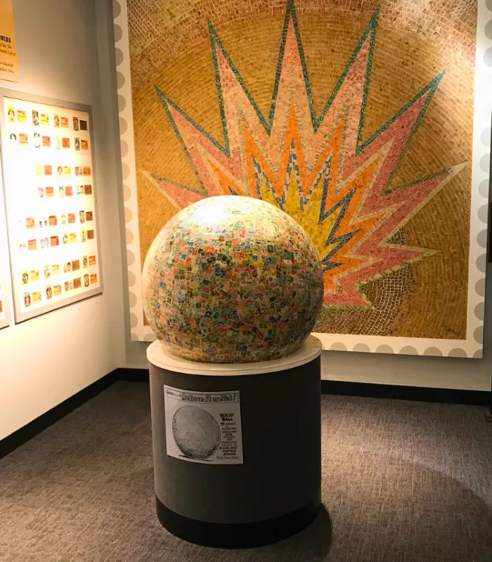 Worlds Largest Ball of Stamps Boys Town