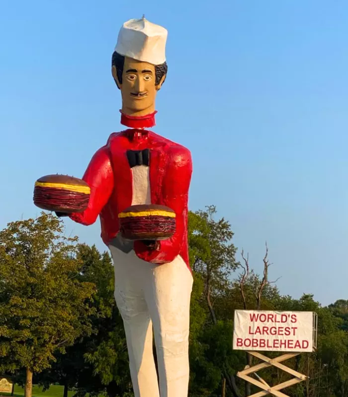 Worlds Largest Bobblehead Akron