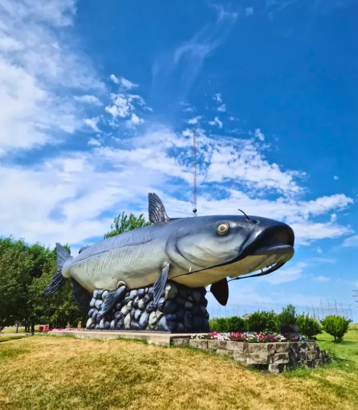 Worlds Largest Catfish Wahpeton